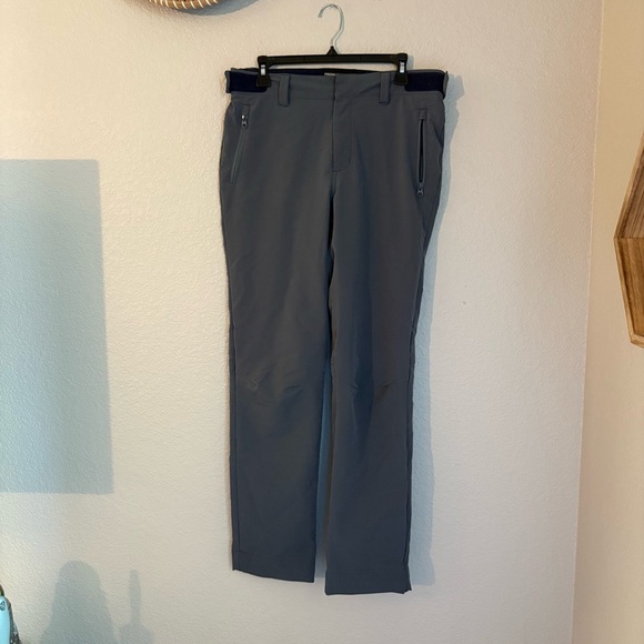 Helly Hansen Outdoor Pants Olympic Gray Adjustable Waist Medium - Picture 1 of 12